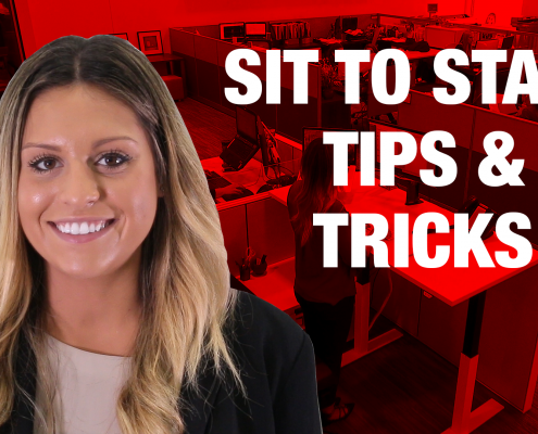 Sit to Stand Tips and Tricks Video Height Adjustable Desks Battle Unhealthy Sedentary Office Life