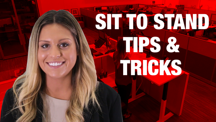 Sit to Stand Tips and Tricks Video Height Adjustable Desks Battle Unhealthy Sedentary Office Life