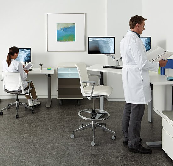 Haworth Planes Height Adjustable