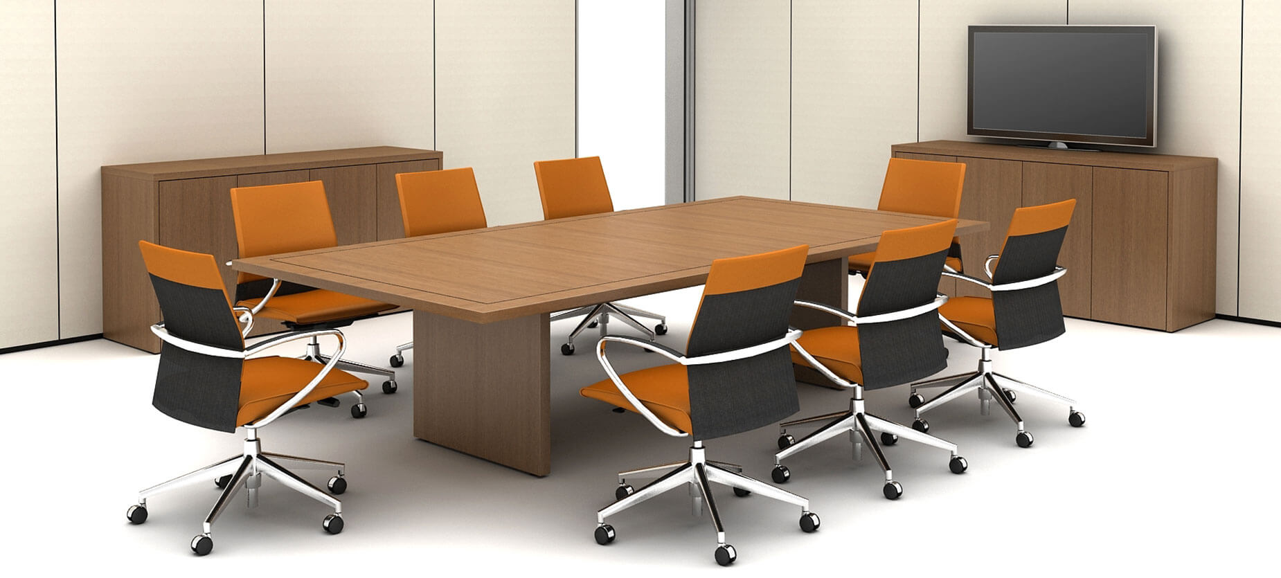 Wood Conference Table