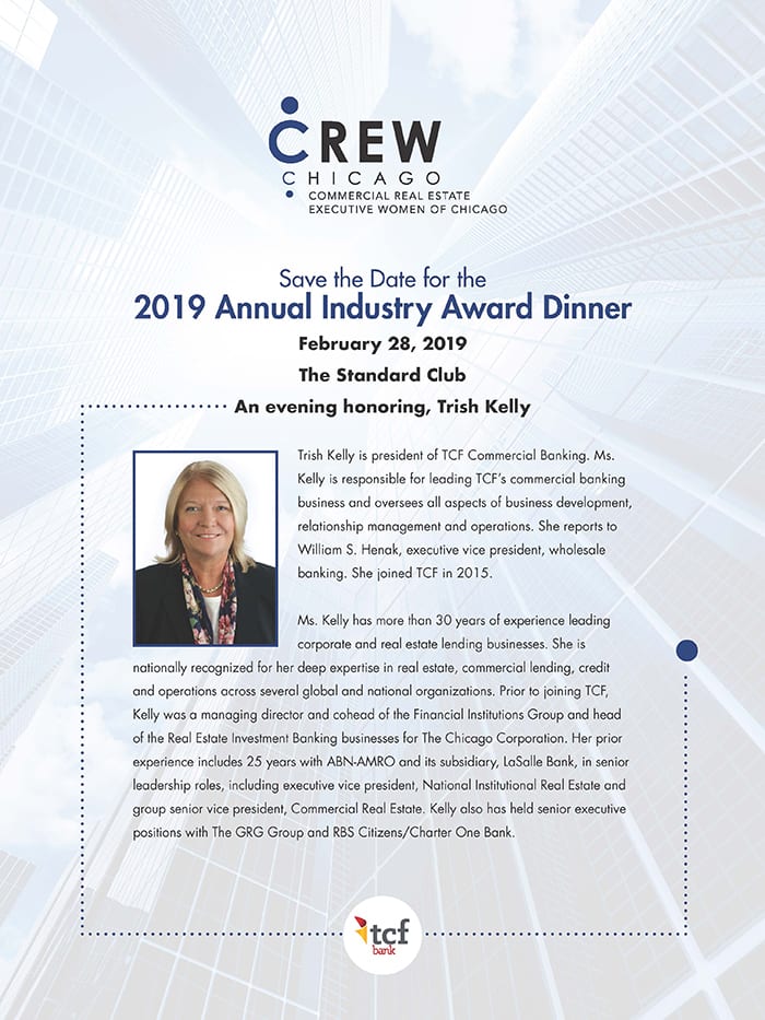 Crew Chicago February Award Dinner