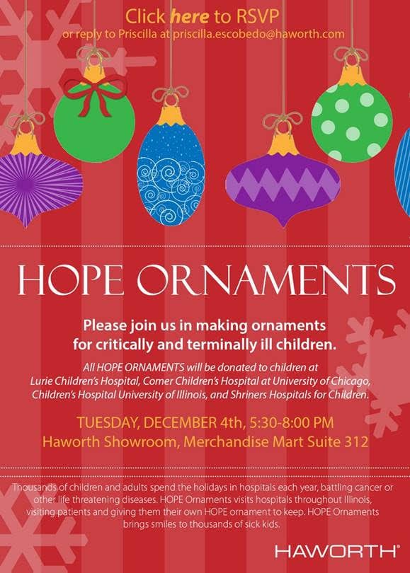 Haworth HOPE Ornaments