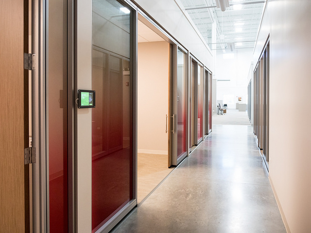 BOS Modular Office Design Blog Post hallway walls