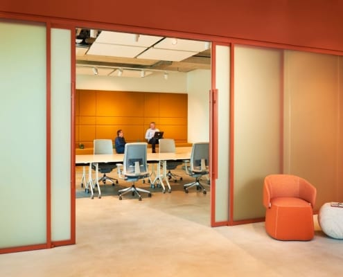 orange in the workplace