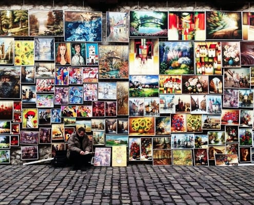 adding artwork to the office