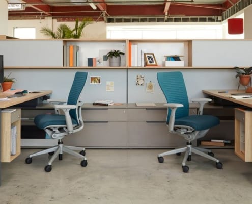 history of workplace furniture