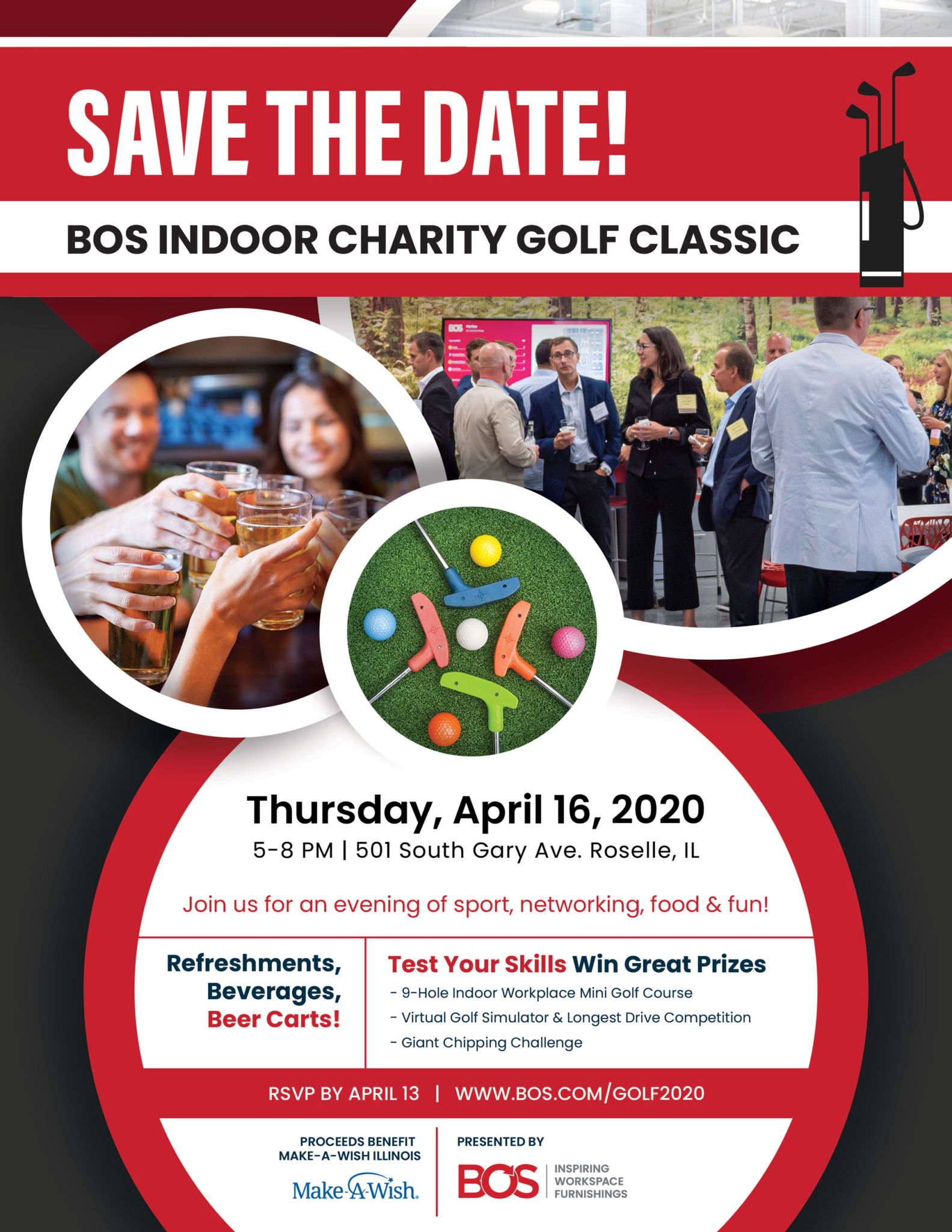 BOS Indoor Charity Golf Classic 2020