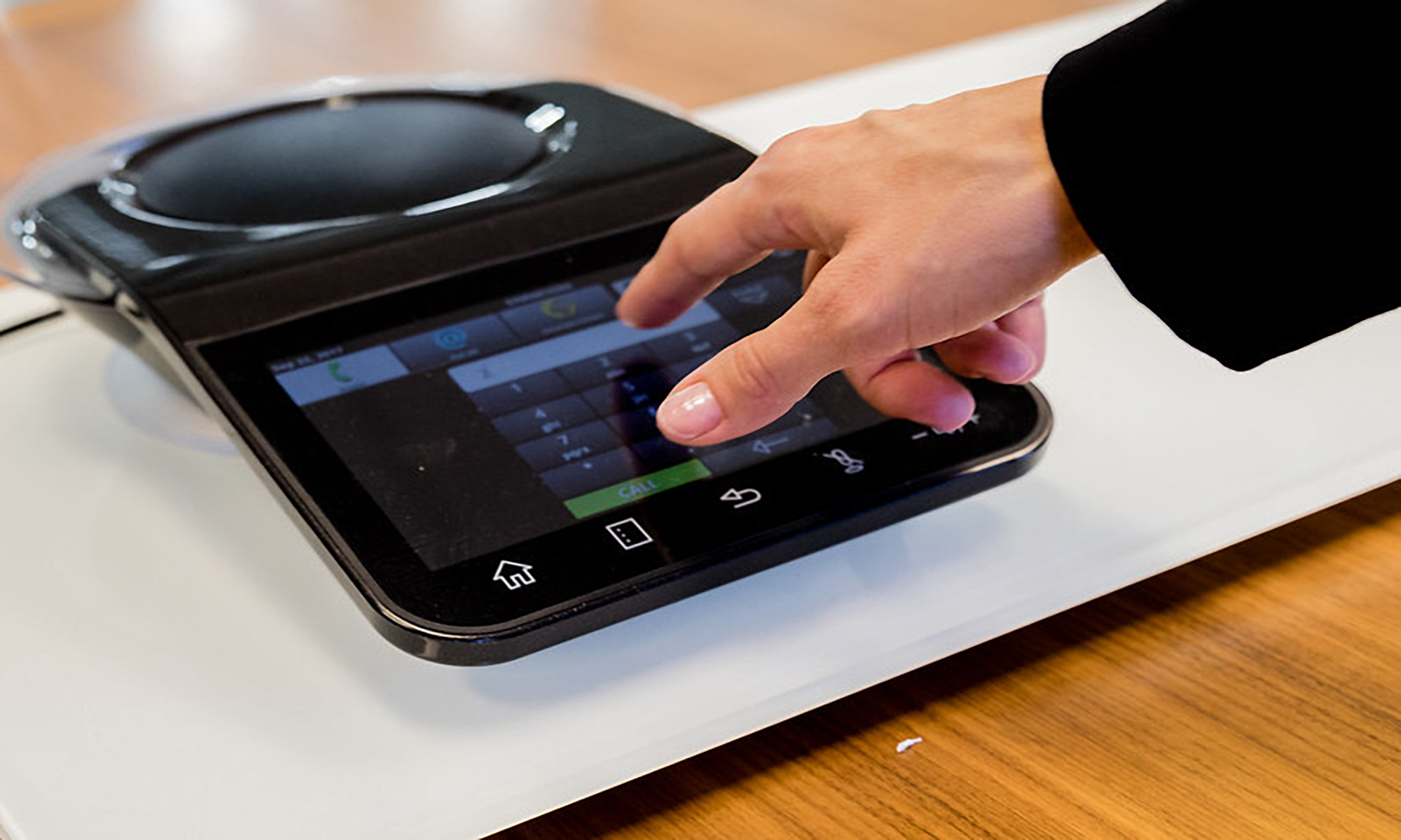 Person using digital check-in