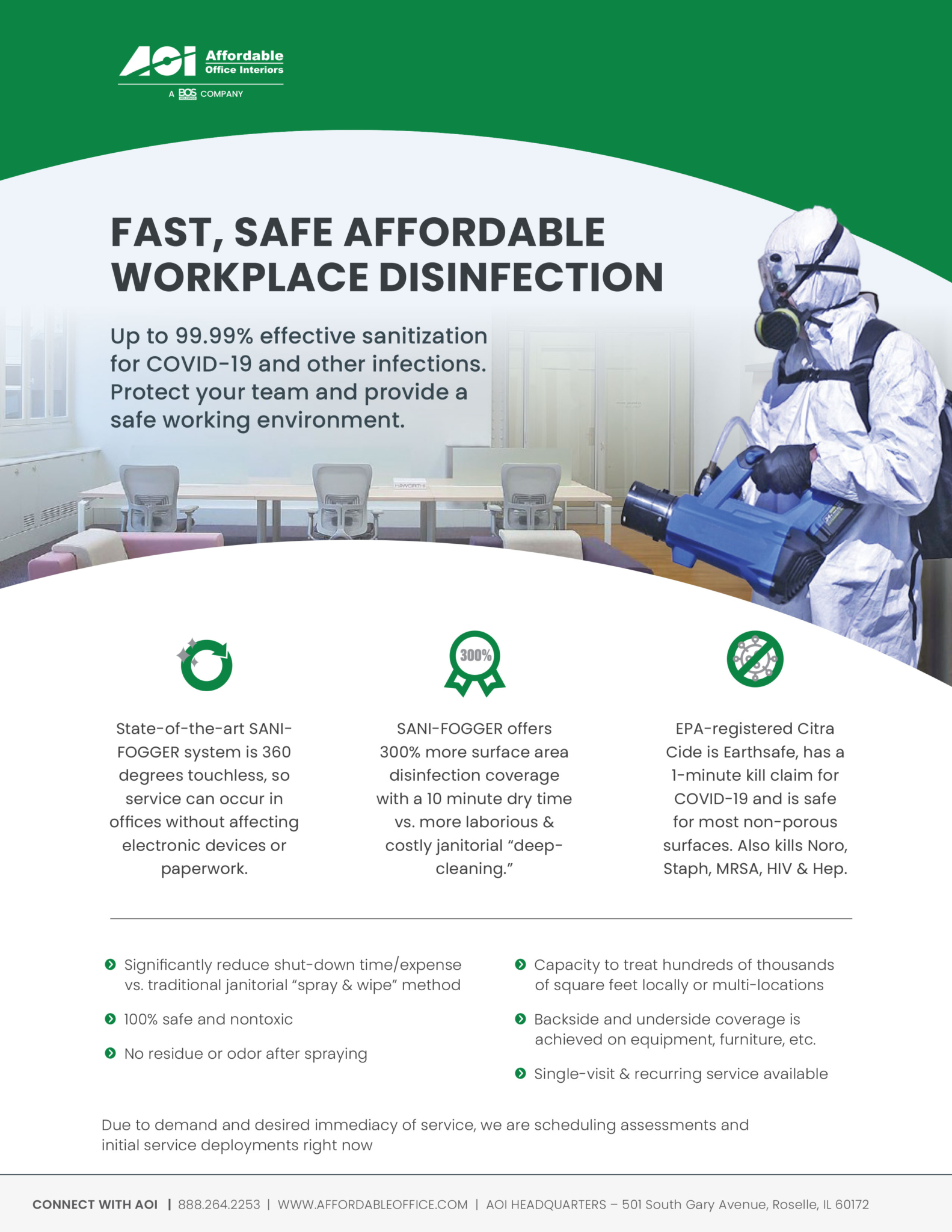 Sanitization-service-aoi AOI Sanitization