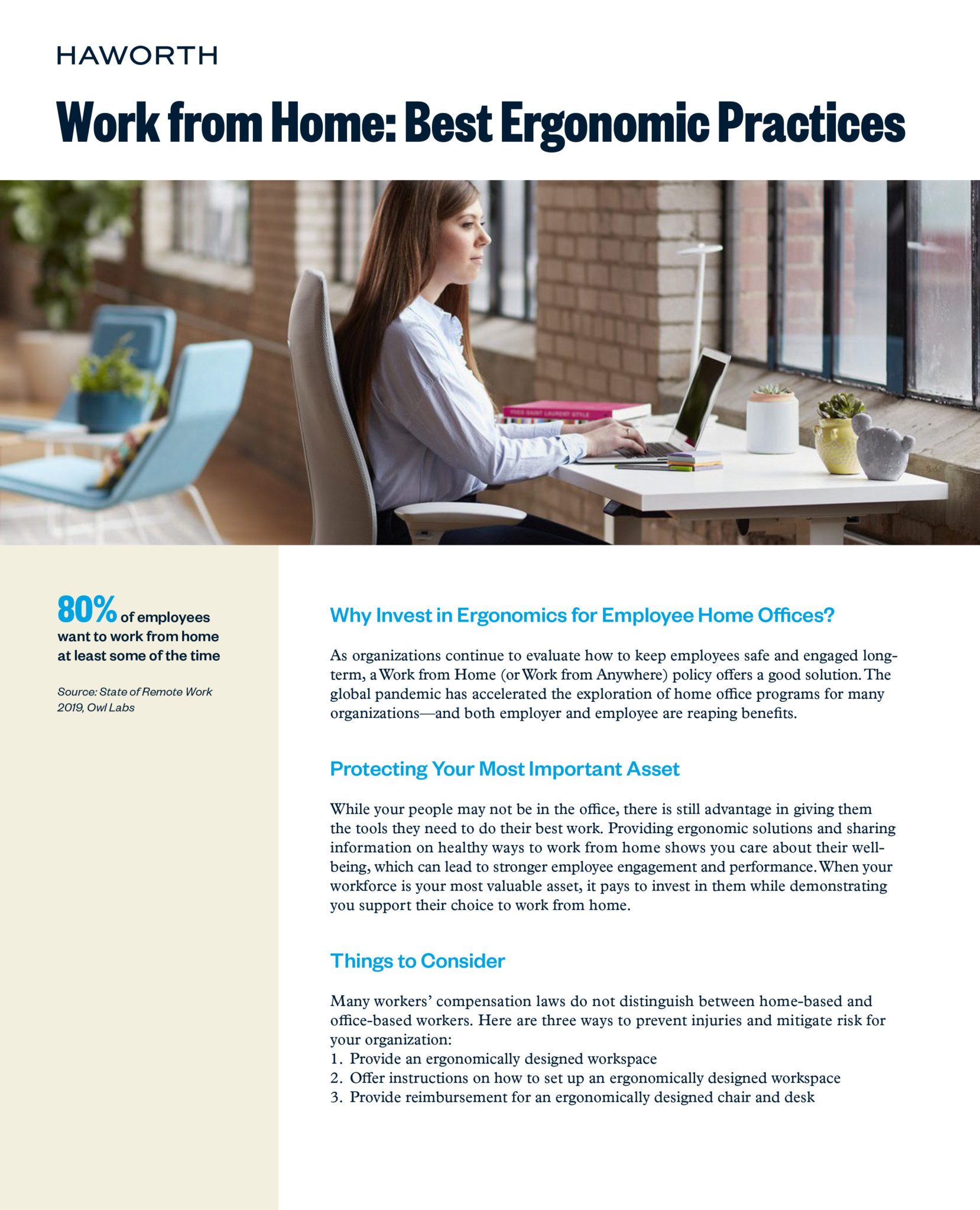 Work from Anywhere - Ergonomics