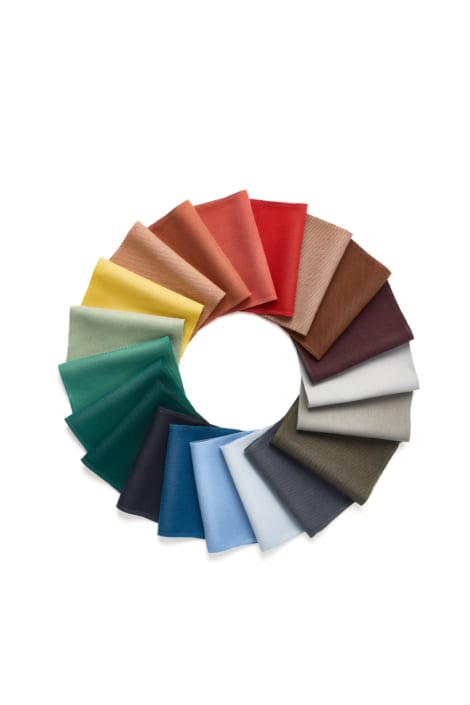 Photography of Kvadrat textiles that are part of the global offering. Material Bank