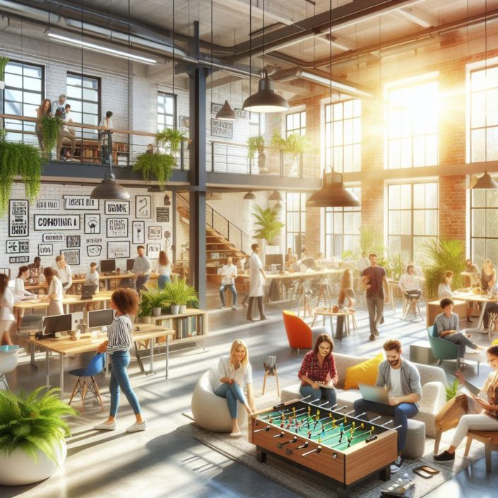 Office With a Strong Workplace Culture AI - Office With a Strong Workplace Culture