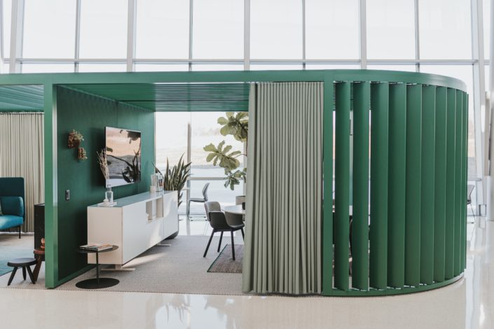 Haworth HQ Atrium – Pergola