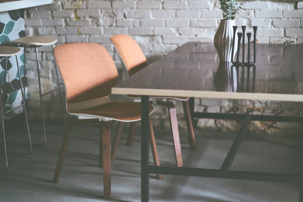 Cultivate Table with Maari Seating (wood base)